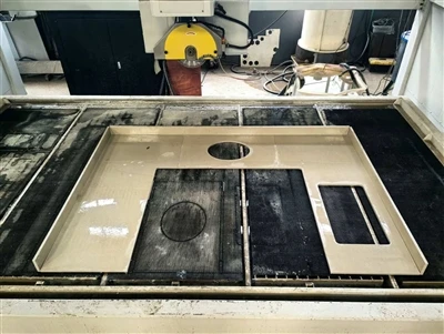 How To Process CounterTops By CNC Saw Jet?